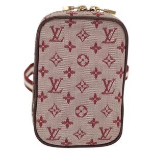 Louis Vuitton Camera Mini Lin Red Canvas Handbag